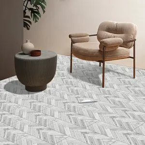 5/10/20 pcs Classic Wood Grain Floor Tile Sticker,Waterproof and splash proof self-adhesive Floor Sticker, 5.91 * 15.75 Inches,For Kitchen, Bathroom And Living Room Decoration