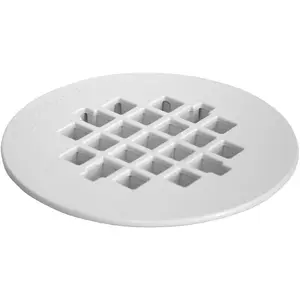 Replacement Shower Strainer,4.25in,White