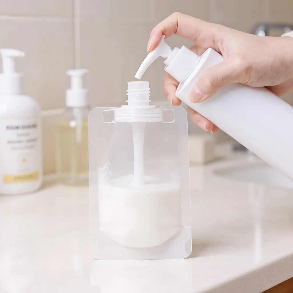 Portable Travel Bottle Set, 12pcs 50ml Refillable Squeeze Pouches for Skincare, Shampoo, Conditioner, and Lotion – Leakproof Reusable Cosmetic Containers