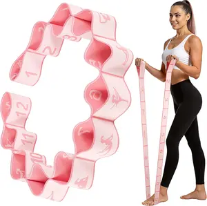 Premium Yoga Resistance Band – Multi-functional Posture Corrector & Back Stretch Strap: Elastic Training Belt for Body Shaping, Shoulder Toning and Neck Pain Relief. Ideal Flexibility Trainer for Fitness, Dance & Daily Home Workout.