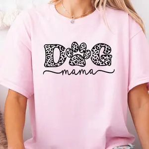 Dog Mama Graphic Tshirt, Unisex Apparel, Relaxed Fit, Soft Print, Made in the USA