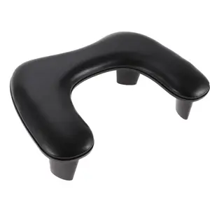 VOCOSTE Arm Rest for Nails Tech, U Shaped Nail Arm Rest, Manicure Hand Rest with Detachable Brackets, Hand Rest for Nails Tech with Non-slip Pads, Nail Hand Rest, Black