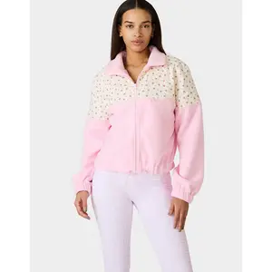 Betsey Johnson PRETTY IN PLUSH JACKET PINK