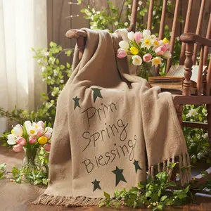 Spring Blessings Woven Throw