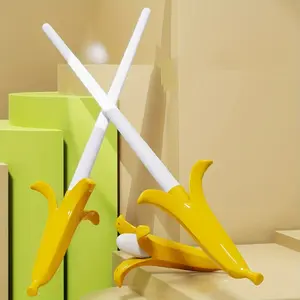 Gravity decompression banana retractable sword children's toy mini portable hammer compact relaxation decompression model Stress Relief Fidget
