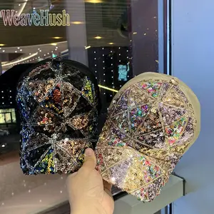 Women's Summer Mesh Sequins Baseball Cap, breathable sunscreen visor design, lightweight and comfortable, fashion versatile style perfect for travel, outdoor sports and daily casual wear.