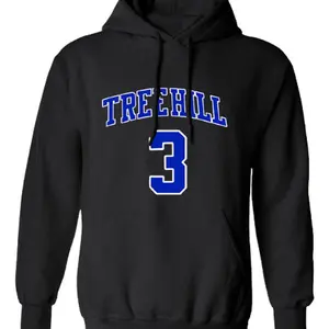 Ravens One Tree Hill Lucas Scott Hooded Sweatshirt - Unisex Movie 3 Inspired Fashion
