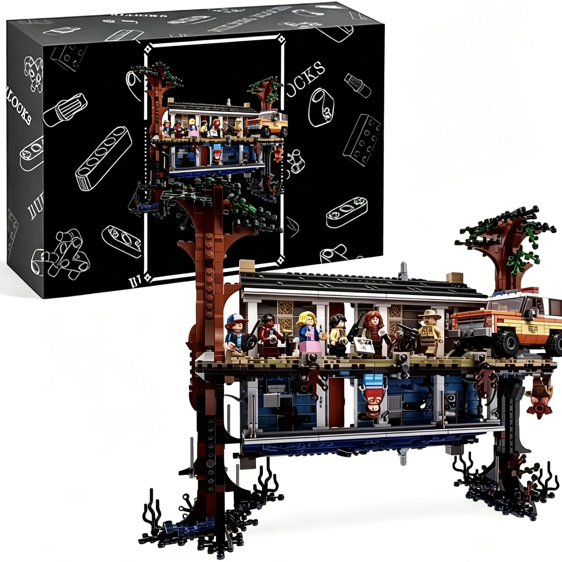 Upside down house, 2287 Pieces Building Set for Adults, Ages 18+ - Room Decor for Office, Bedroom or Shelf Upside down house, 2287 Pieces Building Set for Adults, Ages 18+ - Room Decor for Office, Bedroom or Shelf