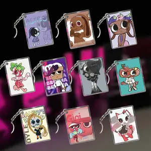 Dandy's World Keychain Acrylic Charms, Dandys World Character - Astro Gigi Cosmo Sprout... Cute, Durable, And Perfect For Bags, Keys, Or Gifts. Great For Daily Use Or As Thoughtful Little Gifts For Your Friends And Yourself.