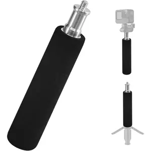 Camera Handle Grip Support Mount Universal Handle Grip Camera Stabilizer with 1/4 inches Male Screw for Digital Video Camera Camcorder Action Camera LED Light