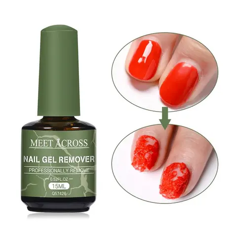 Nail Gel Remover, Gentle Nail Polish Remover for Acrylic and Poly Gels, Fast & Safe Nail Art Remover, Easy to Apply, Nail Care Product, Nail Manicure Glue Remover, Acetone Free Nail Polish Remover, Gel Remover for Nails