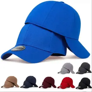 Unisex Closed-Back Baseball Cap Breathable Fitted Sports Sun Hat Full Enclosed Plain Mesh Trucker Bonnet Spring Summer Outdoor Running Golf Golfing