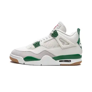 AIR JORDAN 4 Retro SB "Pine Green" Sports Sneaker, Style Code DR5415-103