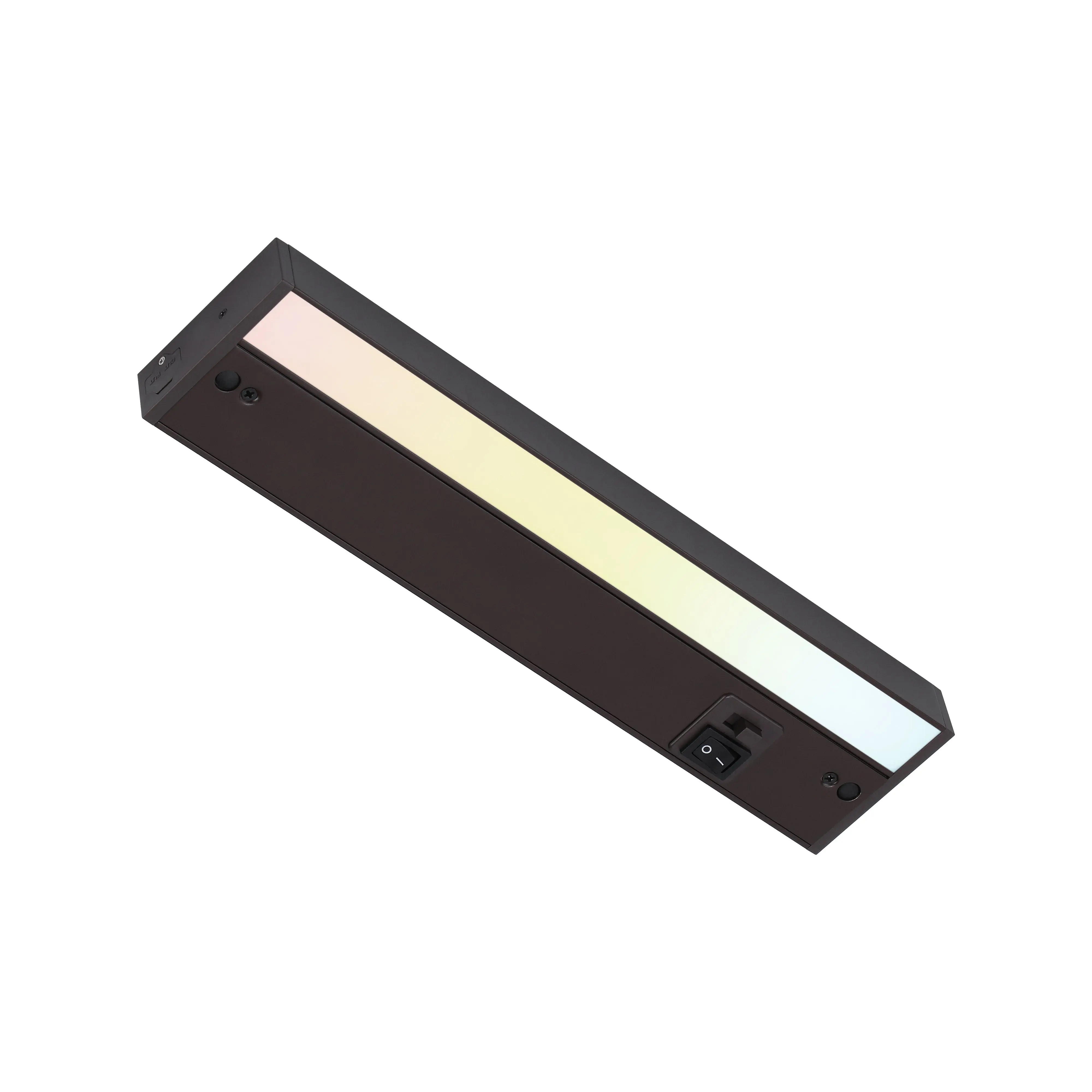 VersaLite+ 12 inches Linkable LED Under Cabinet Lights - Brown, Adjustable CCT, Aluminum, AC Power Supply, Indoor Use LED Lights, Cable