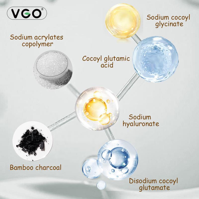 VGO Foaming Facial Cleanser, Hydrating Daily Cleanser with Moisture for Clean, Balanced Skin VGO Foaming Facial Cleanser, Hydrating Daily Cleanser with Moisture for Clean, Balanced Skin