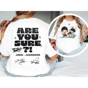 [SHIP FROM US] Jimin Jungkook 2025 Are You Sure Two Sided T-Shirt, Sweater, Hoodie, K-Pop The Show Concert Tee, Fan Merch Apparel
