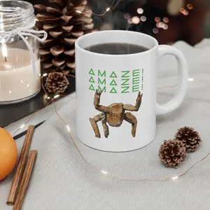 Amaze Amaze Amaze Mug - Rock Alien Hail Mary Coffee Mug, Sci Fi Gift for Him Her, Funny Alien Movie Mug, Rocky Hail Mary Movie Gift for Kids