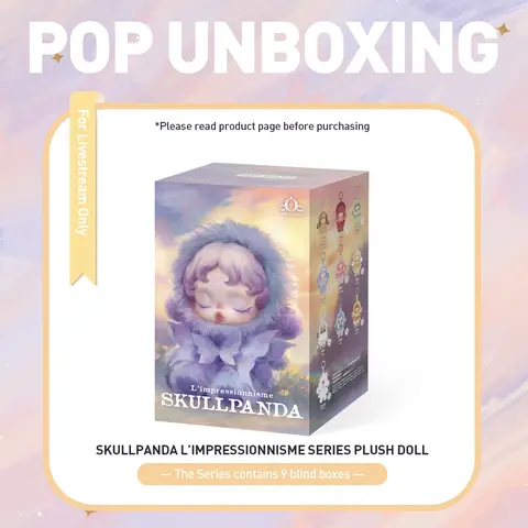 Unboxing-SKULLPANDA L’impressionnisme Series Plush Doll-3.0