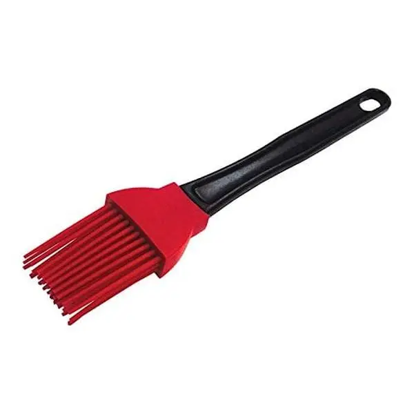 212 MAIN Modern Silicone Basting Brush, 8.5 in Utensil with Plastic Handle, Heat Resistant and Dishwasher Safe for Grilling & Watersports