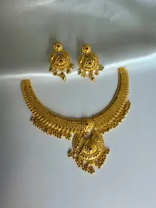 Royal 1 Gram Gold Necklace Set