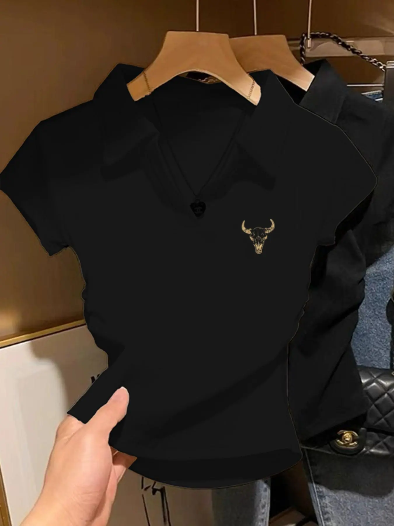 chrome hearts polo - TikTok Shop