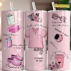 Gotta Love Pink Nurse Tumbler
