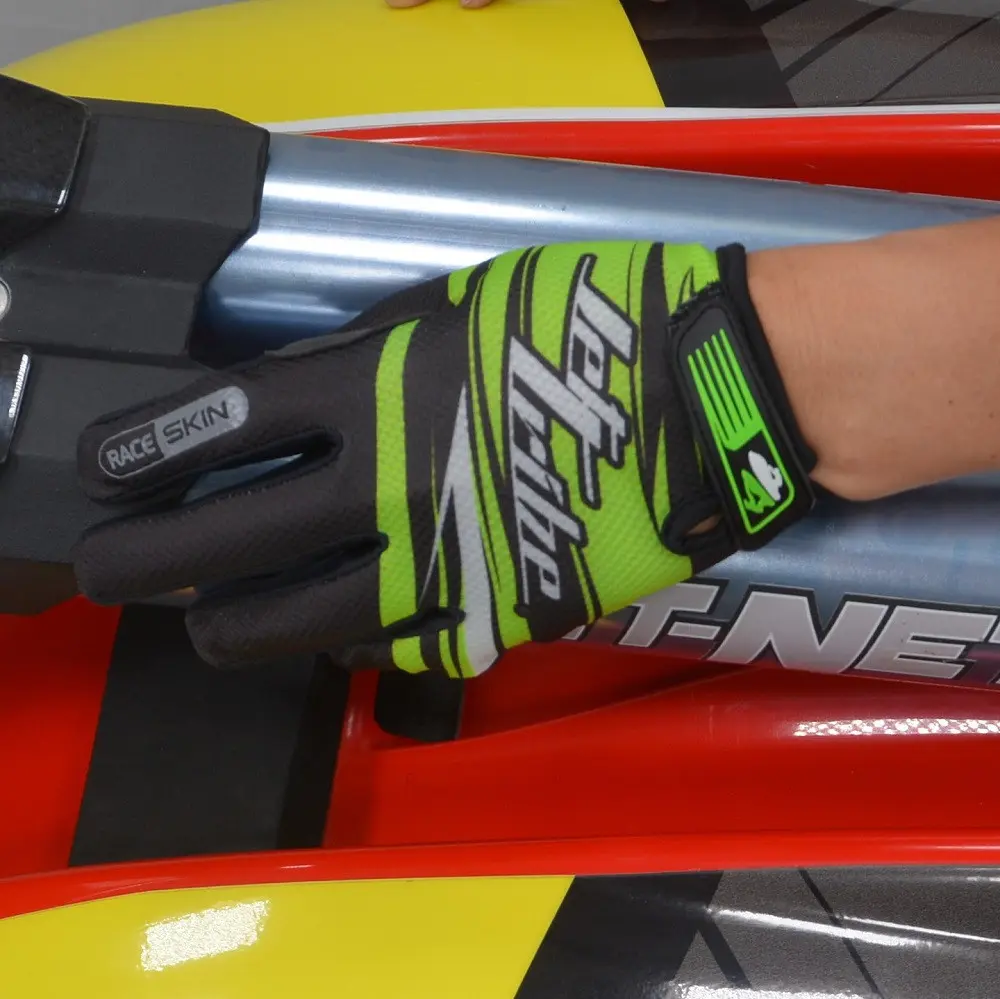 Race Skin PWC Gloves - Green Jetski Ride & Race Gear