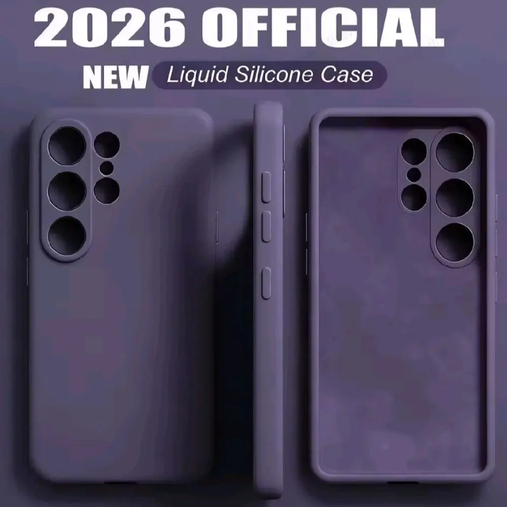 Liquid Silicone Phone Case For Samsung Galaxy S26 Ultra ShockProof Back Cover 2026 Official New