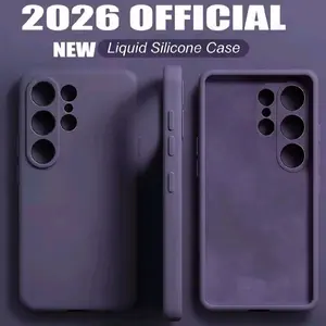 Liquid Silicone Phone Case For Samsung Galaxy S26 Ultra ShockProof Back Cover 2026 Official New