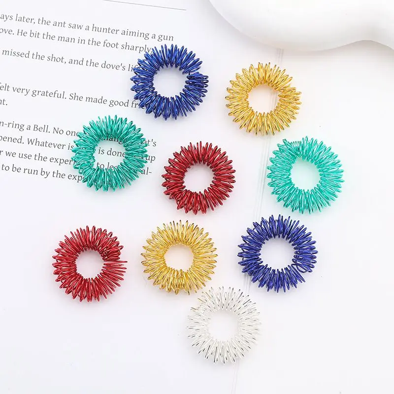 [Fingertip Relaxation] Finger Massager Hand Joint Massage Toy Massage Cell Phone Finger Ring Massage Ring Massage Tool Decompression