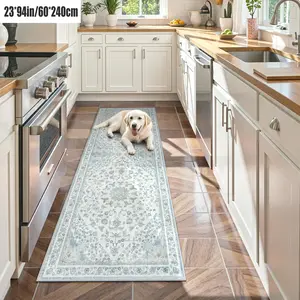 Vintage Persian Rug, Christmas Holiday Decoration, Multiple Color Patterns, Soft Durable Carpet for Home Decor, Boho Runner Rug