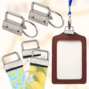 40pcs Alloy Keychain Hardware Set, Tail Clip Wristband, Belt and Tag Keychain Clips, Durable Metal Accessories for Keys