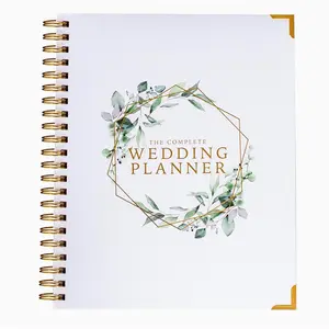 Wedding Planner for Bride - Planning Book and Organizer, Bridal Binder with Countdown Calendar