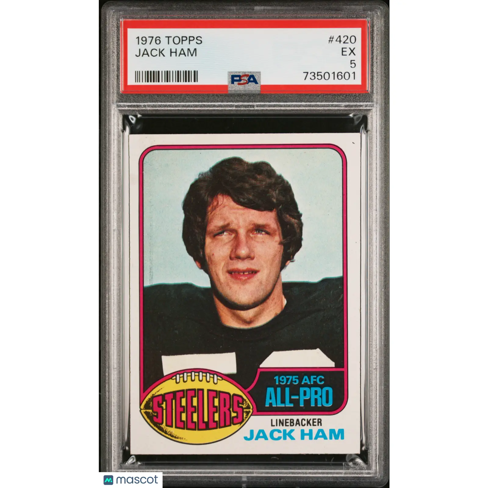 Jack Ham PSA 1976 Topps Football #420 5 73501601