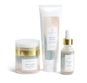 GIVE ME SOME SUGAR CLEANSER SERUM MOISTURIZER TRIO Lightweight Hydrating Moisture