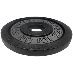 French Fitness Cast Iron Olympic Weight Plate V1 10 lbs (New)