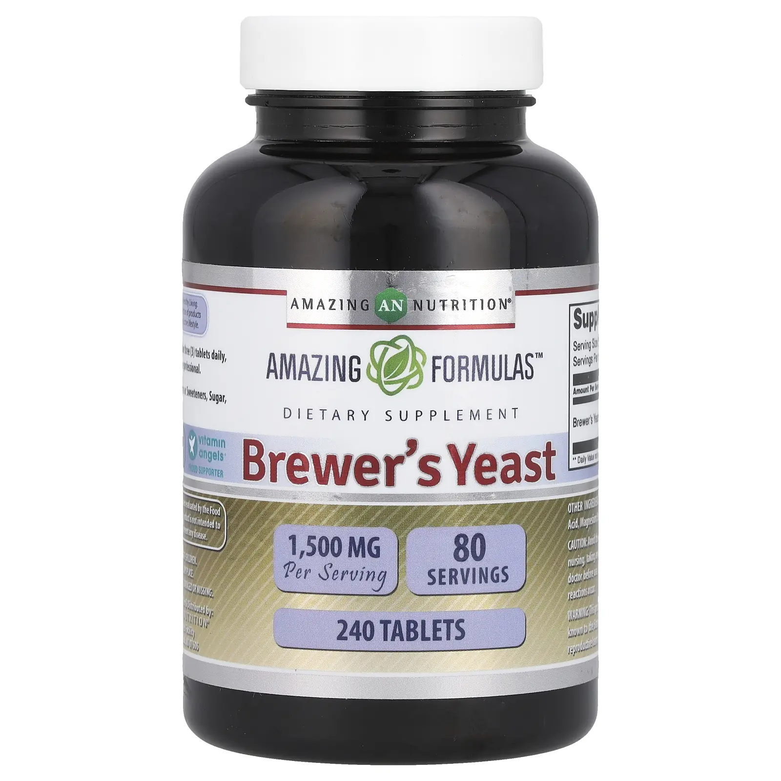 Amazing Nutrition Brewer's Yeast, 240 Tablets (500 mg per Tablet)