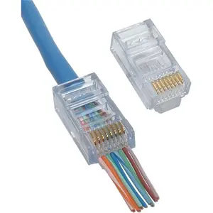 Platinum Tools  Platinum EZ-RJ45 Cat5-5e Connectors - Clear