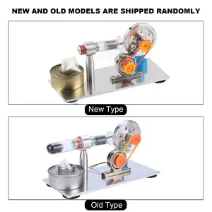 Single Cylinder Sterling Engine Model Steam Power Physics Science Lab Teaching Tool