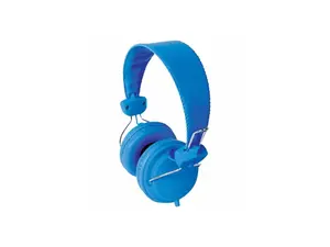 HamiltonBuhl FV-BLU Favoritz Mid-Sized TRRS Headset with In-Line Microphone - Blue