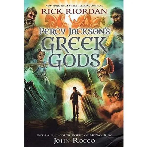 Used Paperback Book - Percy Jackson's Greek Gods, Hyperion, John Rocco, Very Good Condition, 1.04 lbs, Ideal for Young Readers