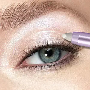 [Brightening Eye] Long-lasting Brightening Eye Shadow Pen - Shiny Eye Highlighter, Pearlescent White Tear Eye Flashing Mascara - Holiday Eye Makeup