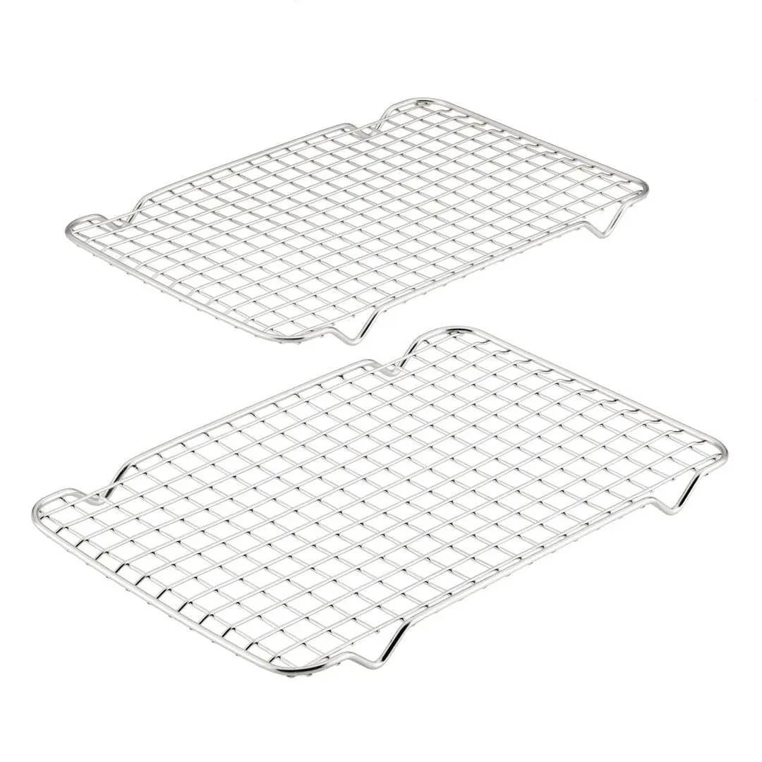 Hestan OvenBond Stainless Steel Half Sheet Pan Racks, Set of 2 - 12.25'' x 17.5''