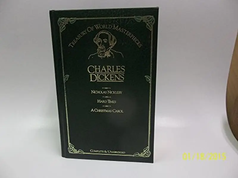 USED Book - Nicholas Nickleby; Hard Times; A Christmas Carol (Complete and Unabridged) by Charles Dickens (Paperback) - english