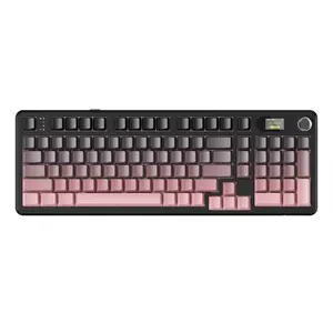Wireless Mechanical X98PRO Gaming Keyboard, Rechargeable Keyboard with TFT Screen, Hot-swappable RGB Backlit Keyboard for Game & Office