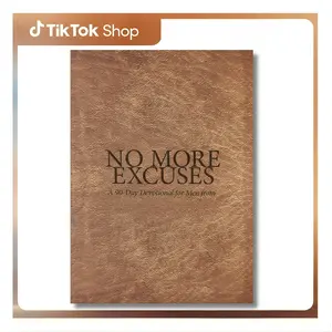 No More Excuses: 90-Day Devotional for Men - Tony Evans - Imitation Leather Hardcover Journal
