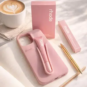 Rhode Peptide Lip Tint & Silicone Mobile Phone Case Bundle, Hydrating Treatment with Glossy Finish Lip Care Accessory