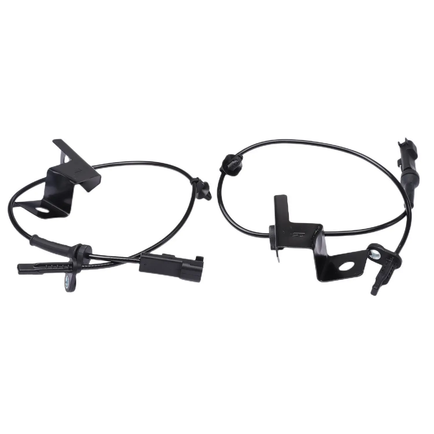 2x ABS Front Left & Right Wheel Speed Sensors - Dual Sensors, OE Reference DG9Z2C205B & DG9C2C204AD, Fits FORD FUSION 13-19 & LINCOLN MKZ, Standard Speed Detection Fitment, Compatibility Is Just For Reference, No Extra Accessories Included