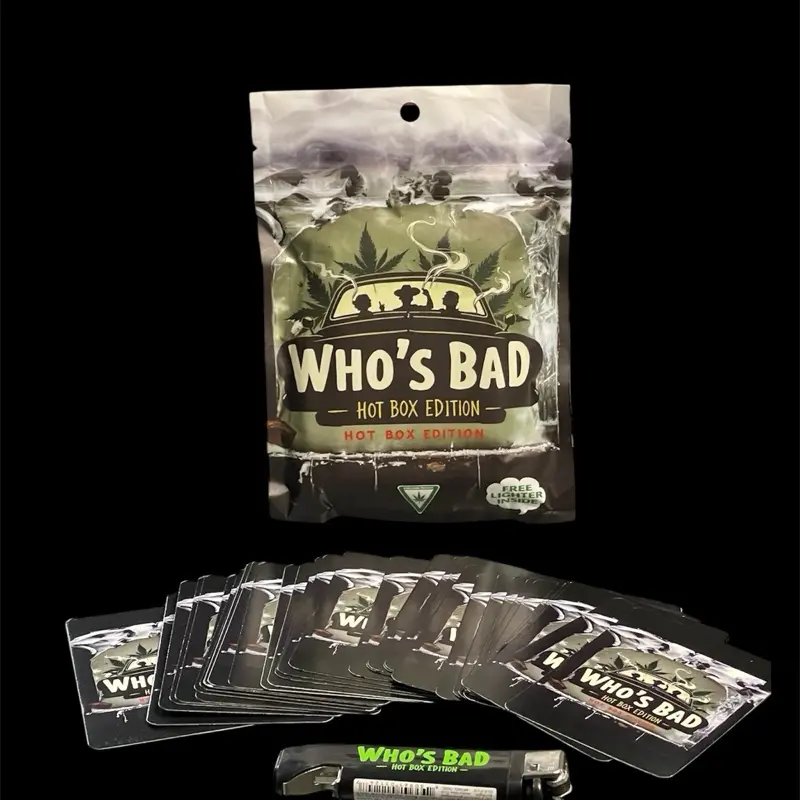 Who’s Bad: Hot Box Edition – Adult Party Challenge & Storytelling Game for High-Vibe Hangouts Card Set