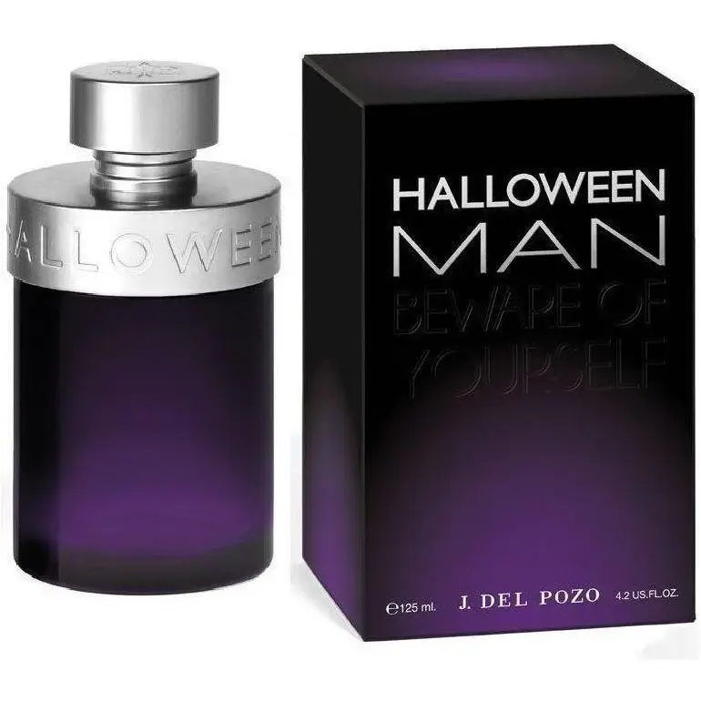 Halloween Man Cologne for Men, Eau de Toilette Spray with Violet Leaf Notes, Gray Amber, and Vanilla, 4.2 fl oz, Male Wear, Contains Aerosol, Edp